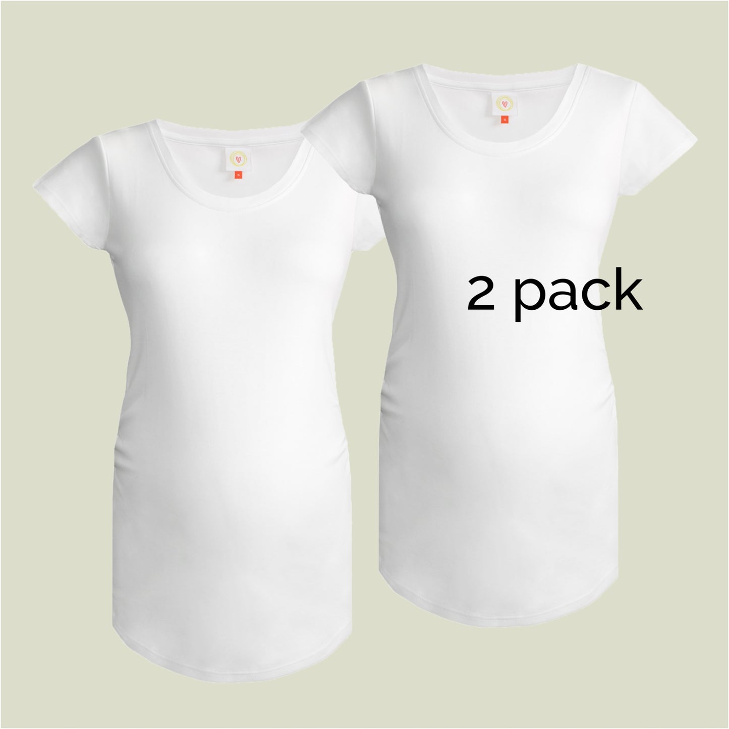 Soft and breathable maternity basics – sustainable cotton tops
