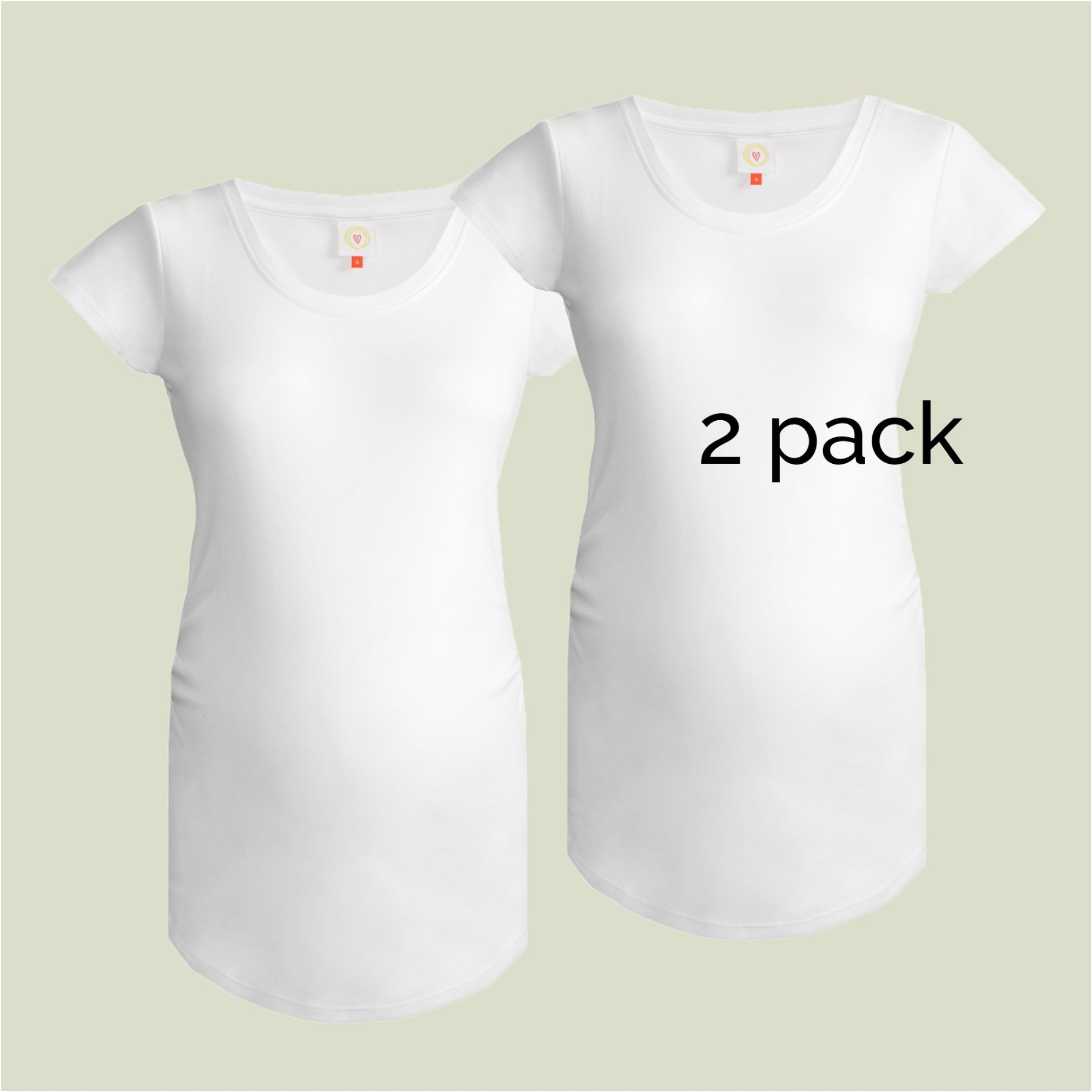 Soft and breathable maternity basics – sustainable cotton tops