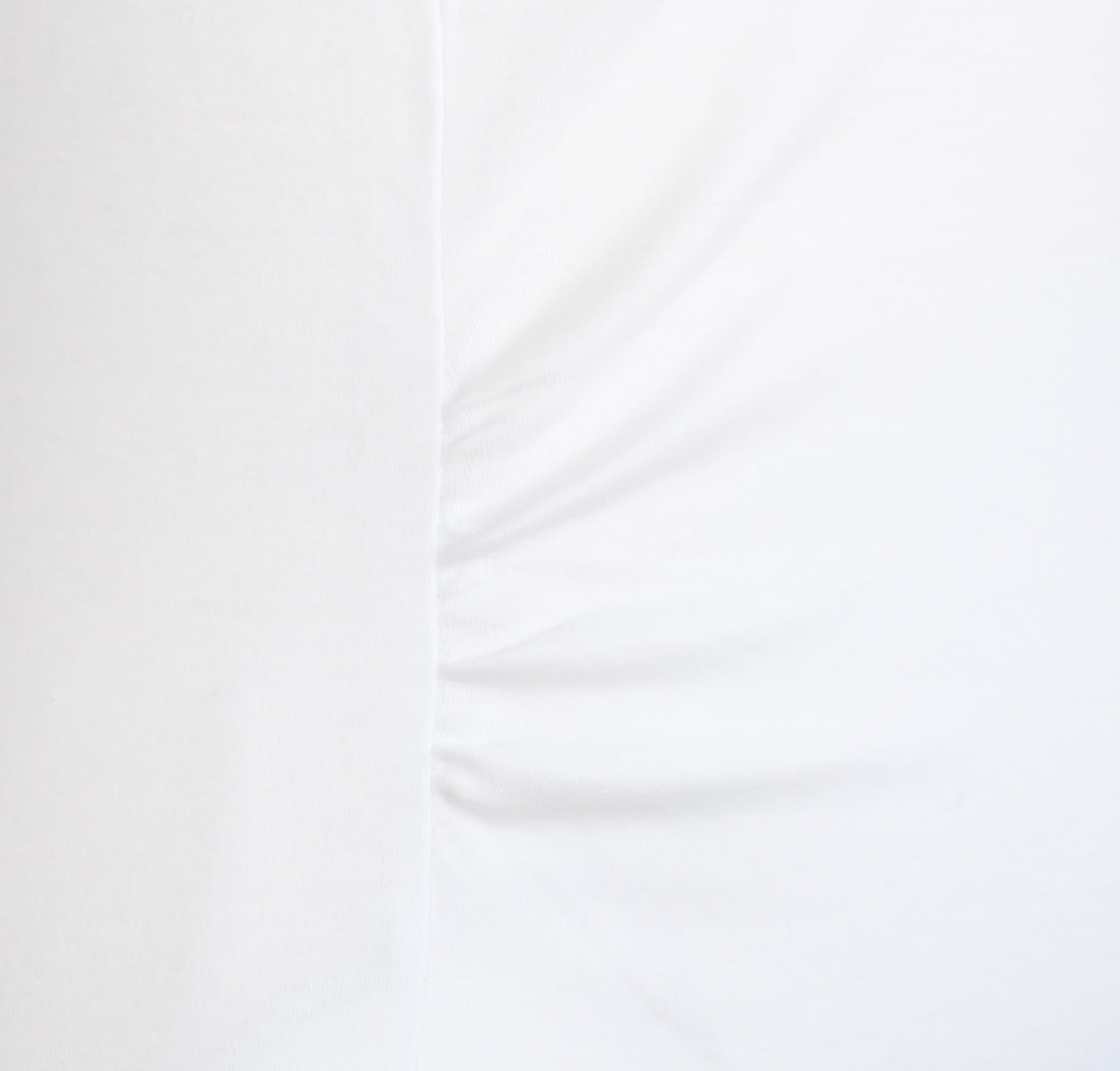 Plain White Maternity Top in Organic Cotton