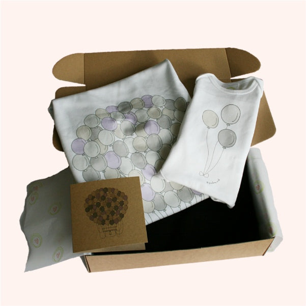 Beautiful Balloons Gift Box - Present for Mum to Be