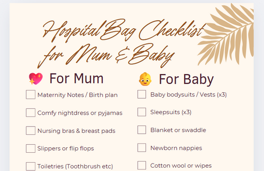 What to Pack in Your Hospital Bag: A Checklist for Mums-to-Be