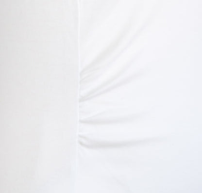 Plain White Maternity Top in Organic Cotton