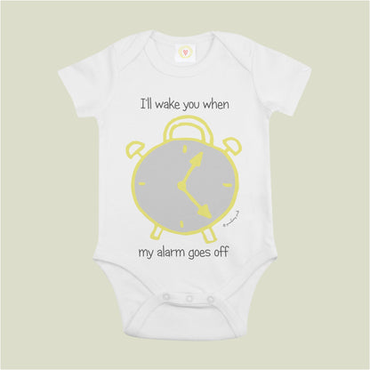 GOTS certified organic baby grow with envelope neck