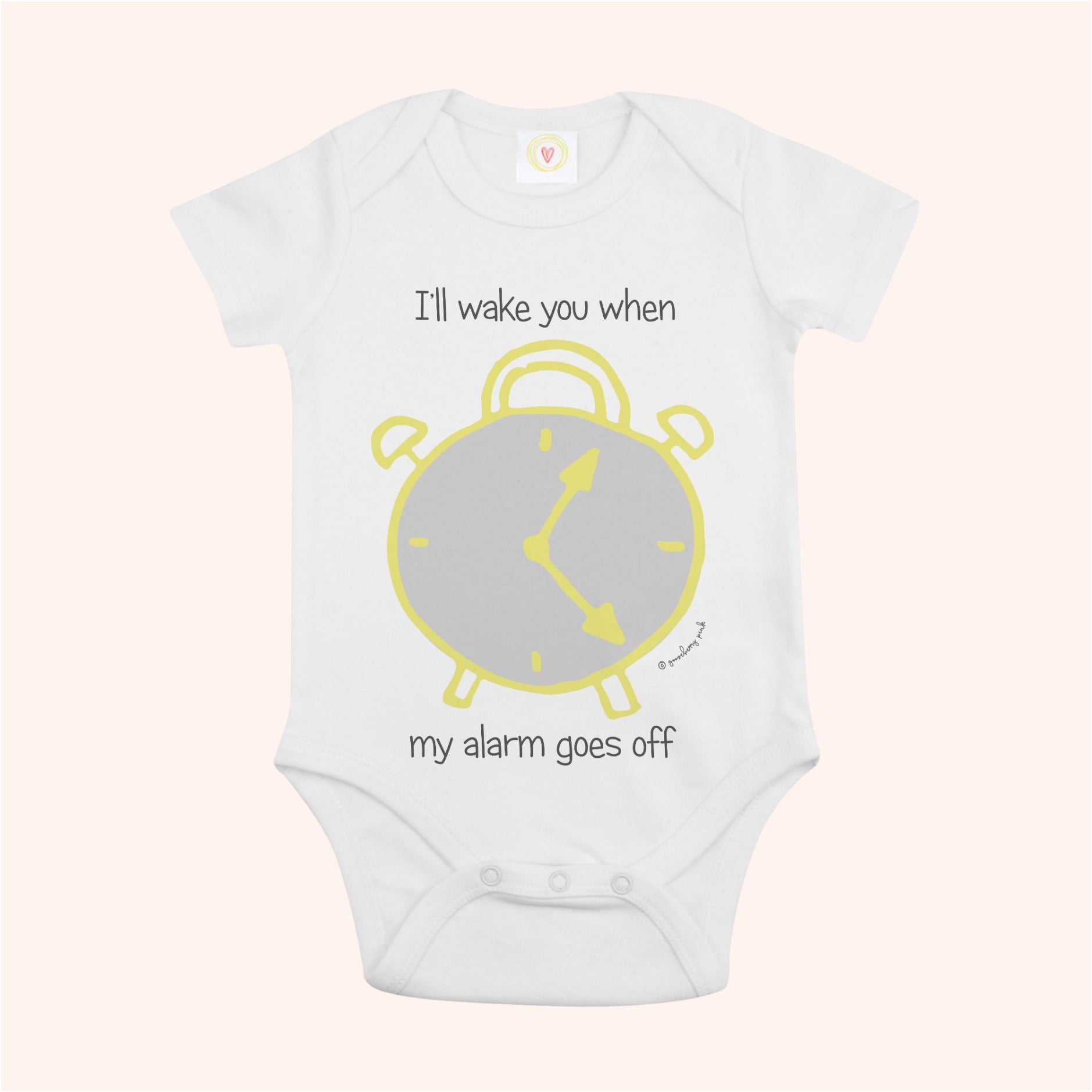 Eco friendly unisex baby bodysuit in organic cotton